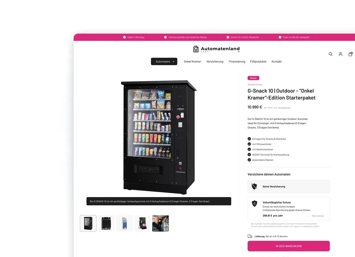 Ansicht 2 aus dem Onlineshop von Automatenland