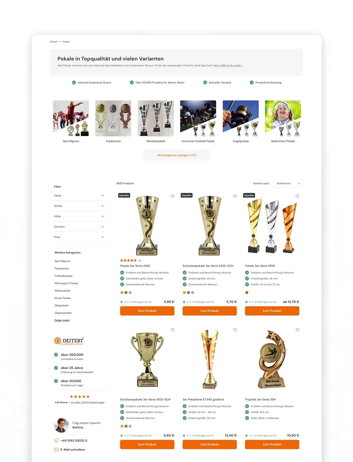 Ansicht 3 aus dem Onlineshop von Vereinsbedarf Deitert