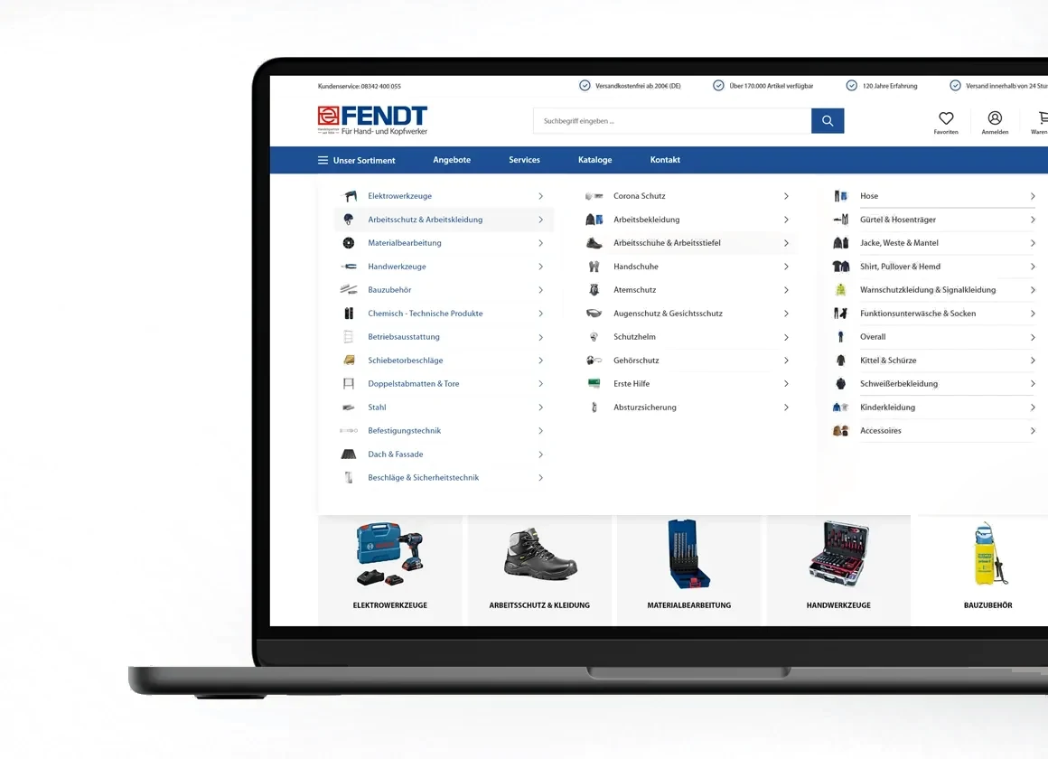 Ansicht 1 aus dem Onlineshop von Fendt Eisen-Shop