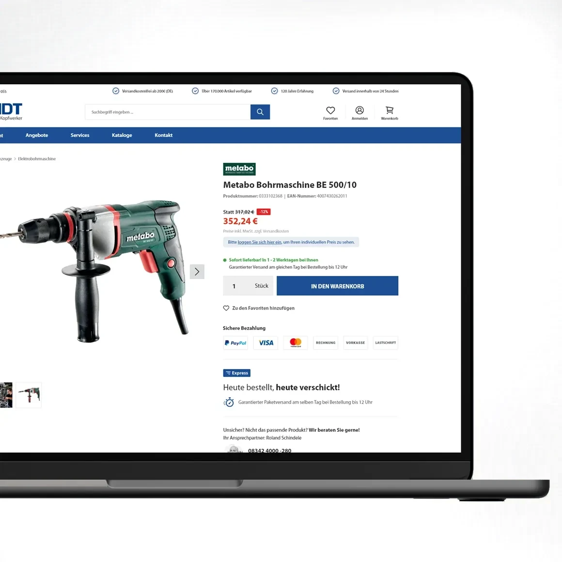 Ansicht 6 aus dem Onlineshop von Fendt Eisen-Shop