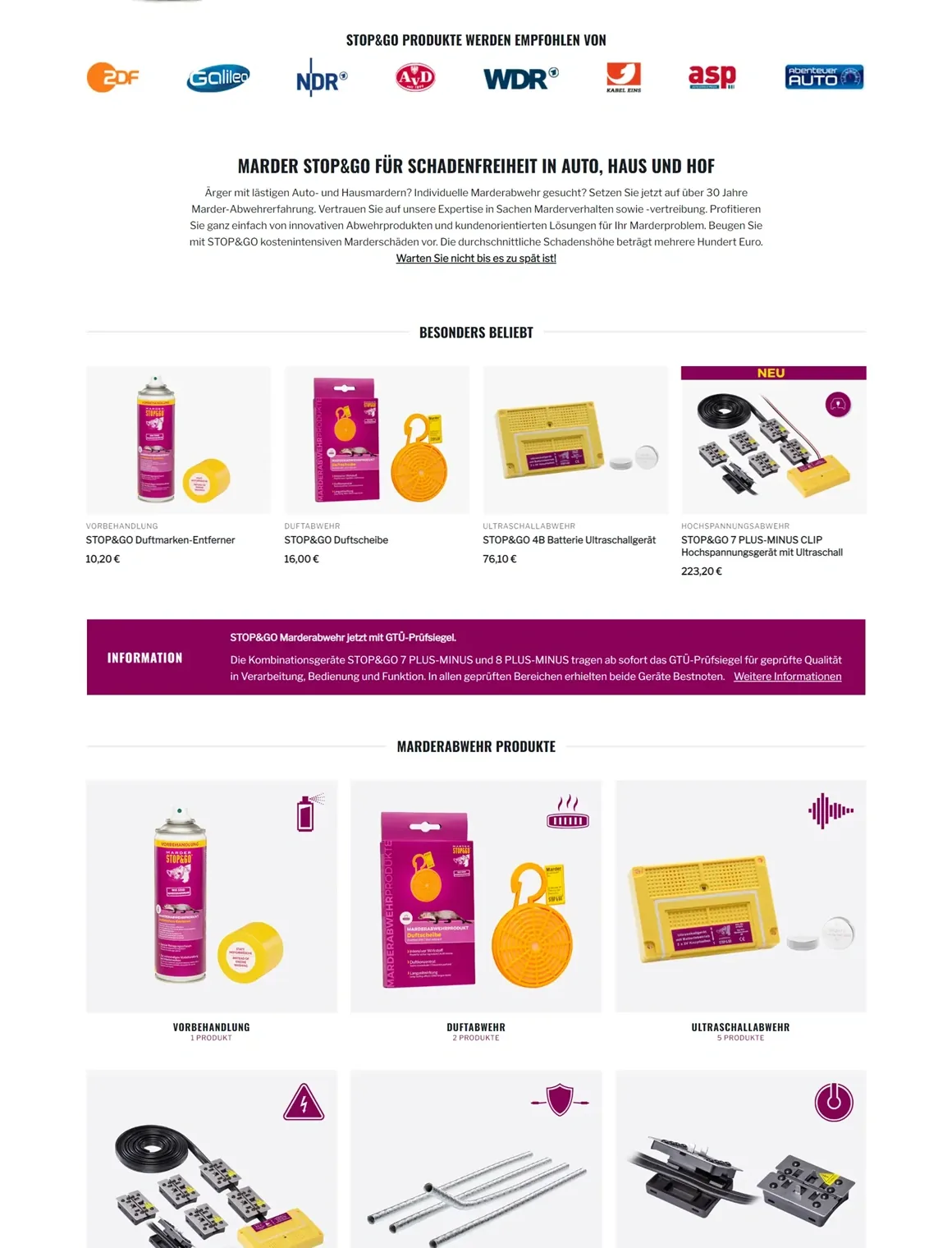 Ansicht 3 aus dem Onlineshop von Marderabwehr