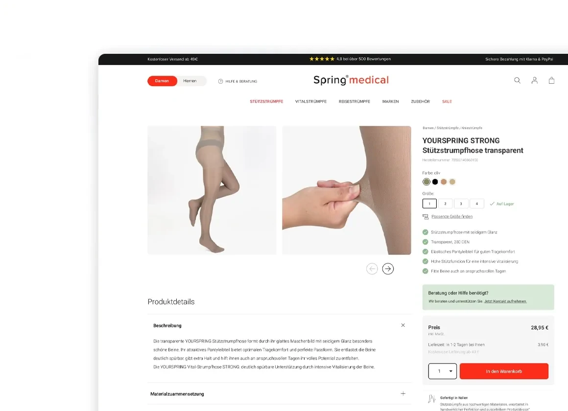 Ansicht 2 aus dem Onlineshop von Spring Medical