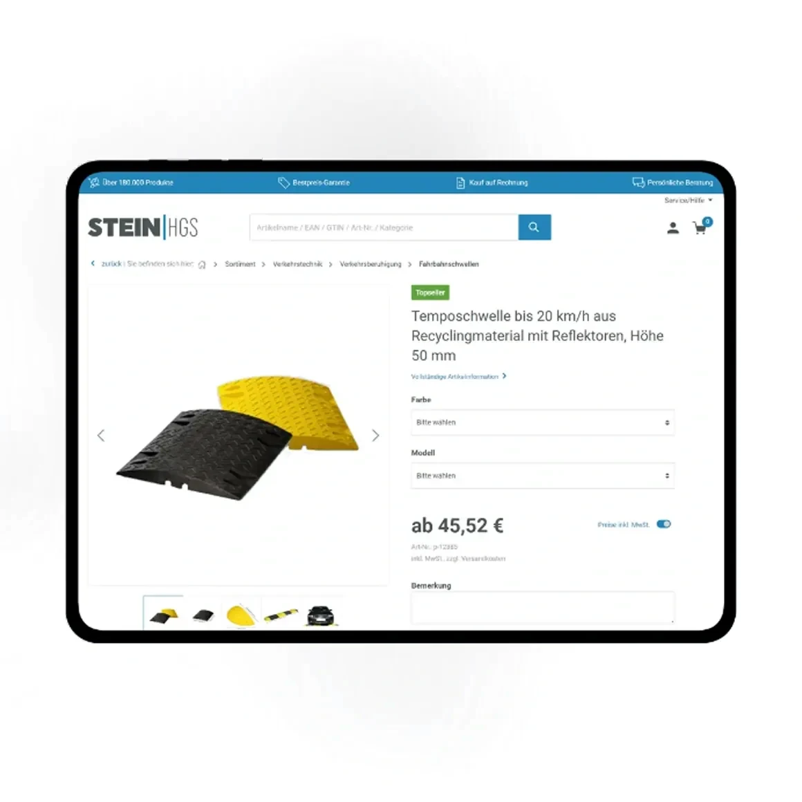 Ansicht 4 aus dem Onlineshop von Stein HGS