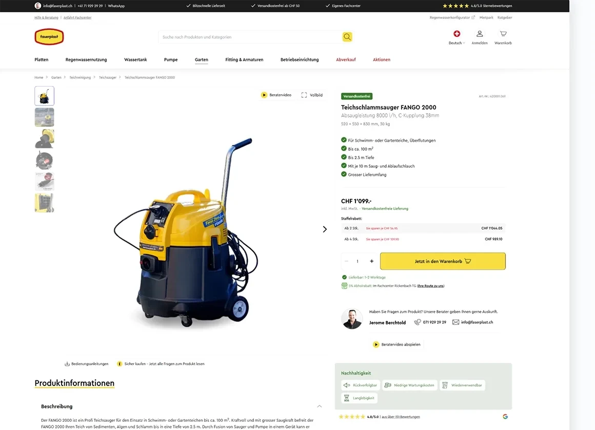 Ansicht 5 aus dem Onlineshop von Faserplast