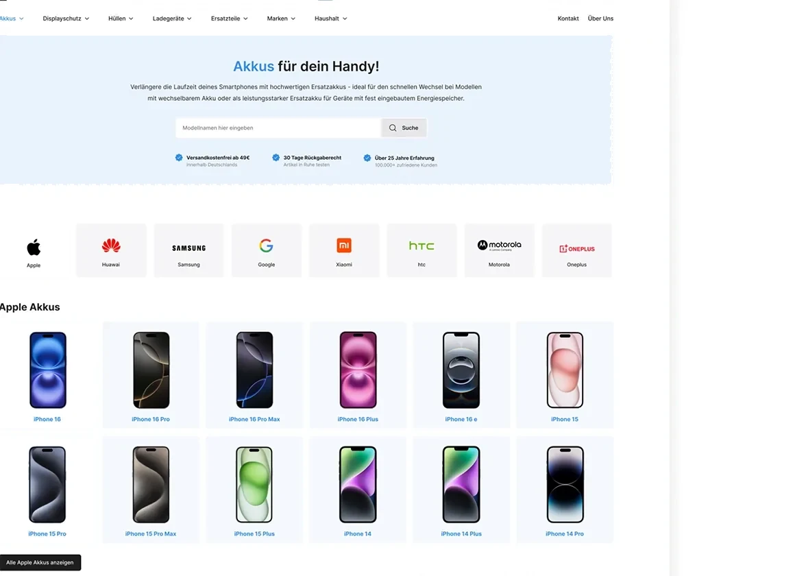 Ansicht 4 aus dem Onlineshop von Handyersatzteilshop