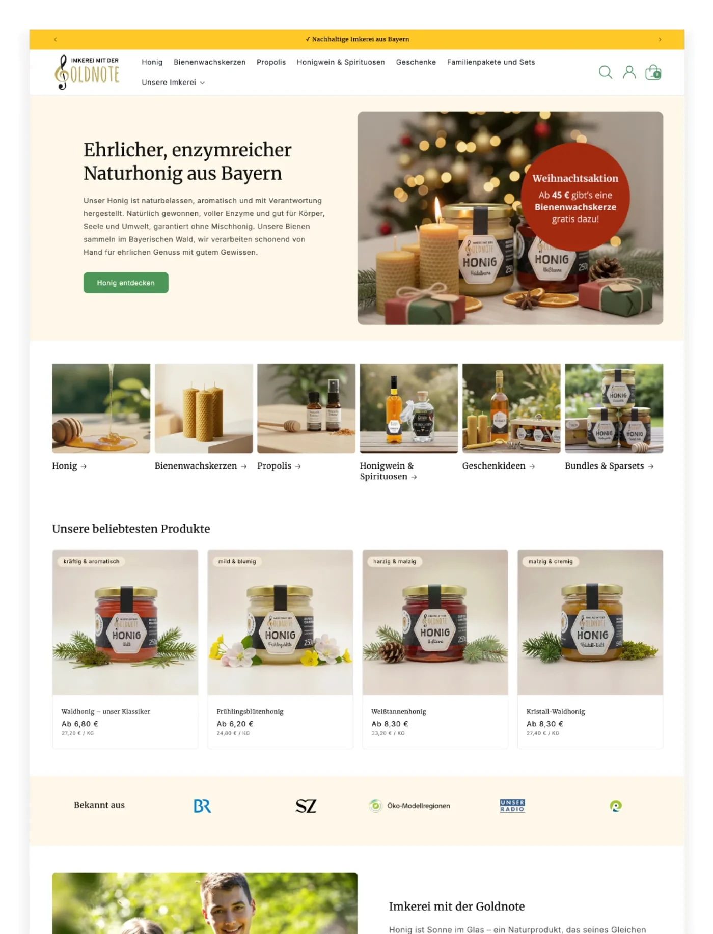 Ansicht 6 aus dem Onlineshop von Imkerei Goldnote