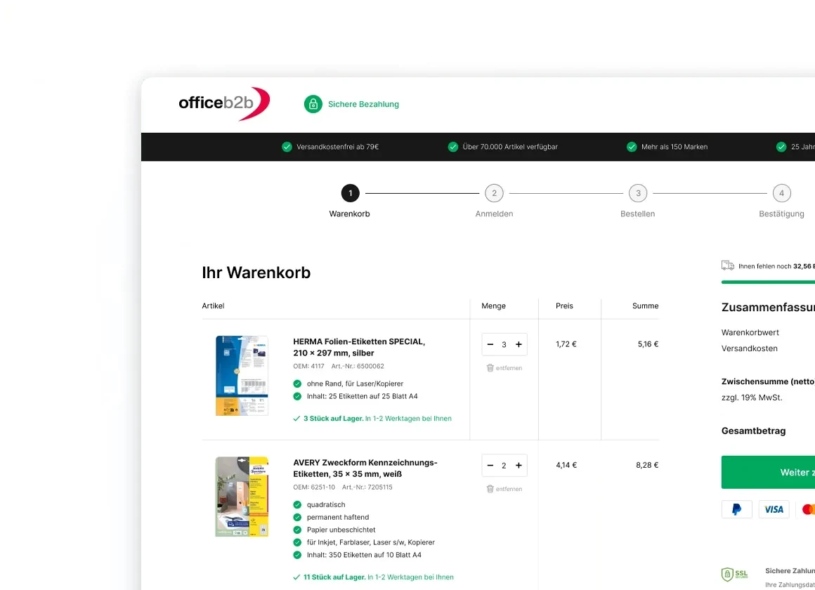 Ansicht 2 aus dem Onlineshop von OfficeB2B