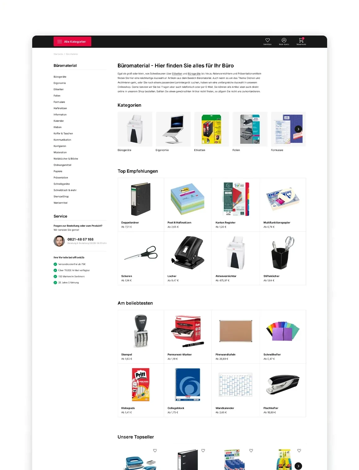 Ansicht 5 aus dem Onlineshop von OfficeB2B
