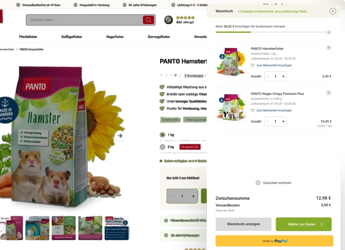 Ansicht 5 aus dem Onlineshop von PANTO Heimtier