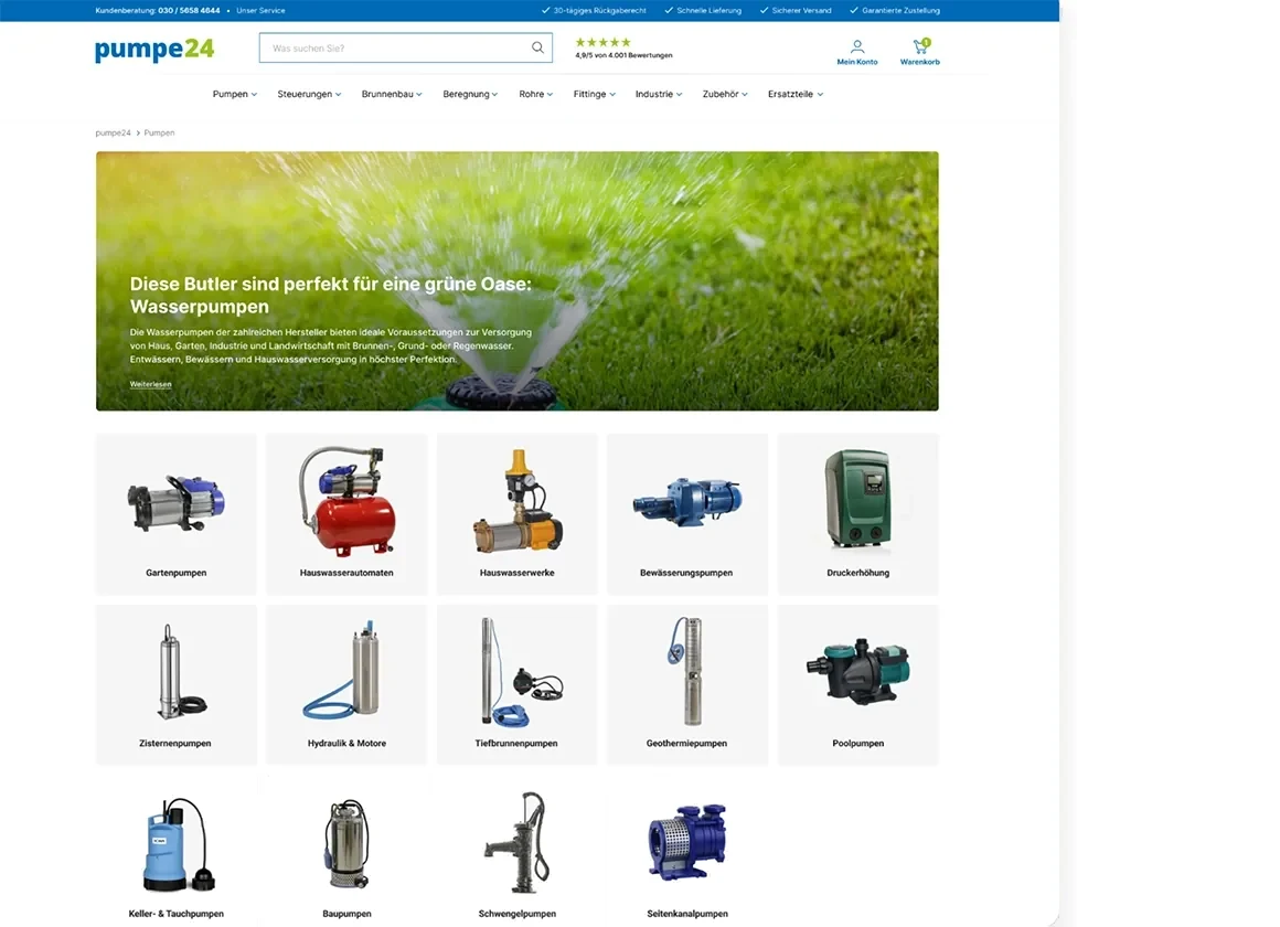 Ansicht 3 aus dem Onlineshop von Pumpe24