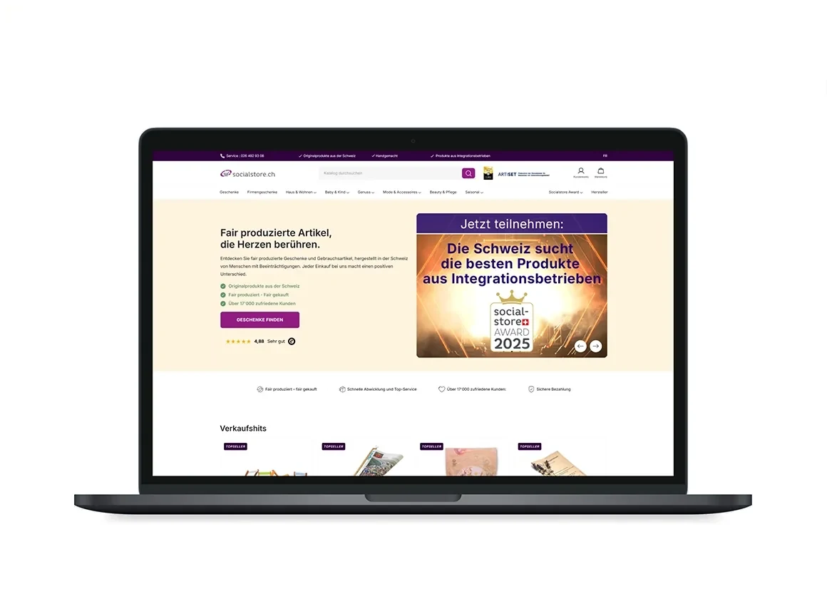 Ansicht 1 aus dem Onlineshop von Socialstore